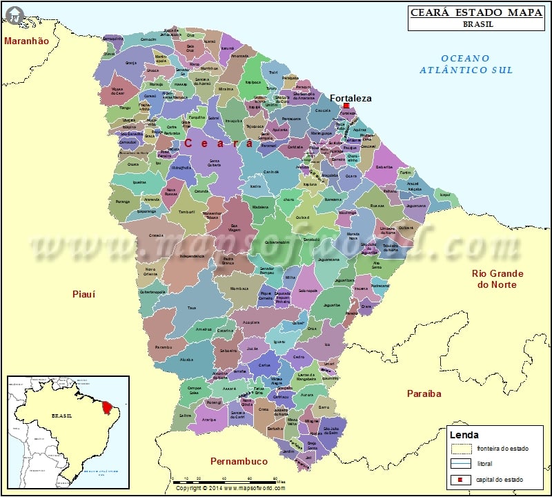 Ceará Mapa