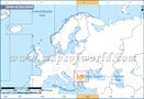 Mapa do fuso horário da Bulgária